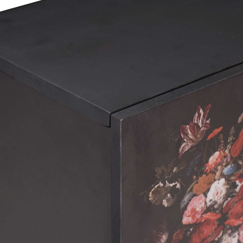 Solid Wood Rectangle Accent Cabinet
