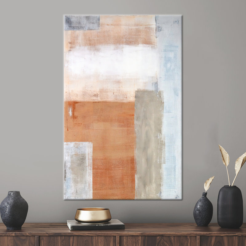 Toile douce, peinture, toile abstraite, toile abstraite, Toile tendue, H 79 po x l 43 po x P 0,78 po
