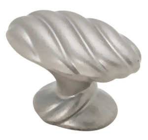 3/2" Length Circle Knob, Champagne Silver