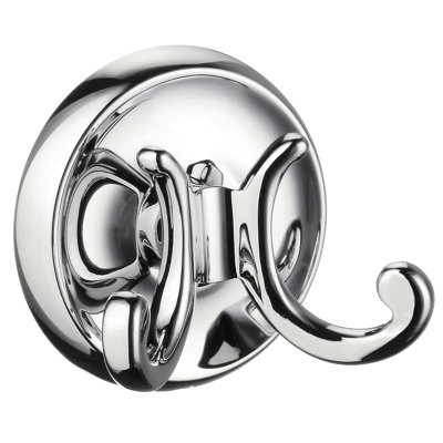 Porte-peignoir mural double 
