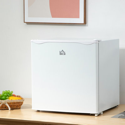 HomCom 1.1 Cubic Feet Countertop Mini Fridge with Freezer