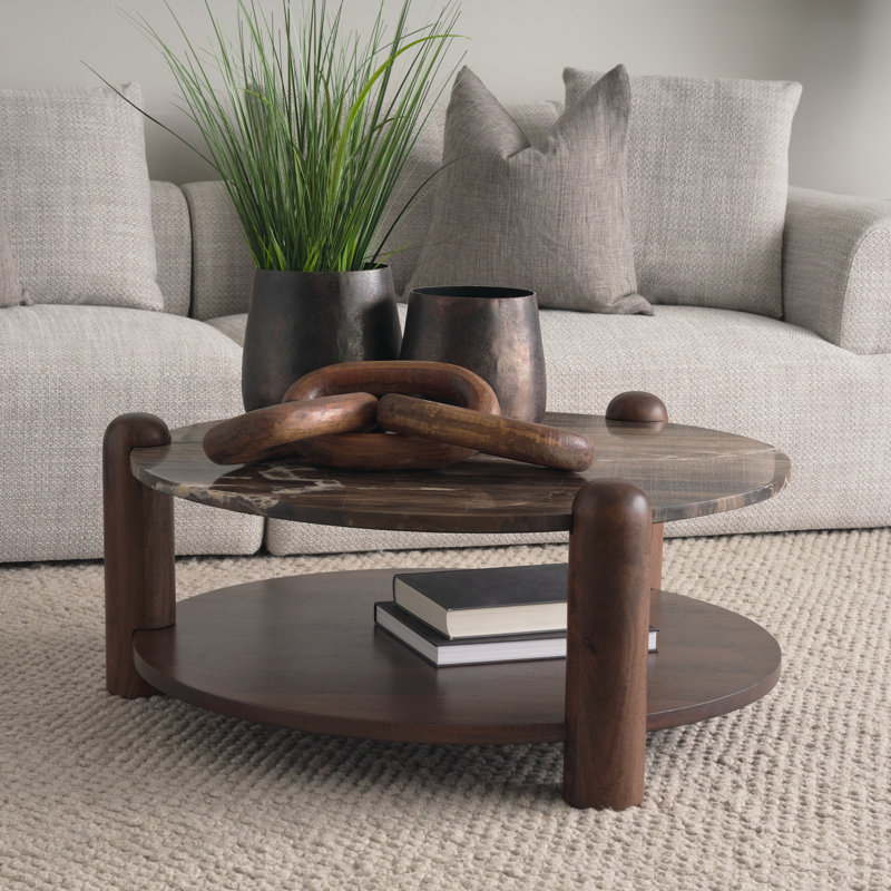 Ohman Stone Top Single Coffee Table