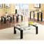 Square 1-Shelf Black End Table With Glass Top, Simple Design, Adapts To Furniture Styles Top Table, Timeless Style, Ideal For Organization