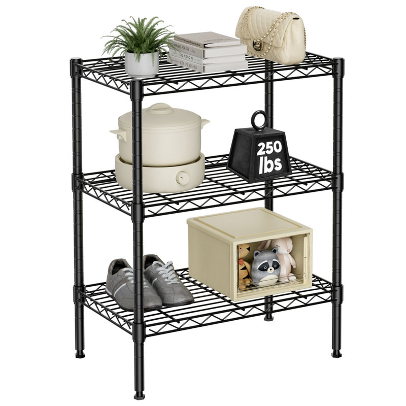 Étagère de rangement, (3 tablettes) H 30 po x l 13,7 po x P 23,6 po