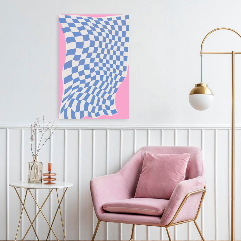 Contemporary Art Abstract Contemporary Geometric Art by Little Dean - Wrapped Canvas Print, 60.96 cm H x 40.64 cm W