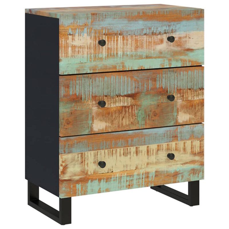 Buffet en bois massif 23,6 po Timblin, Bois récupéré