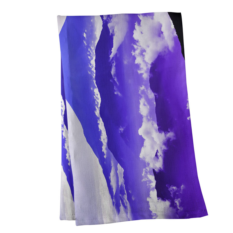 Tea Towel Kitchen Towel, Cotton Twill, Purple