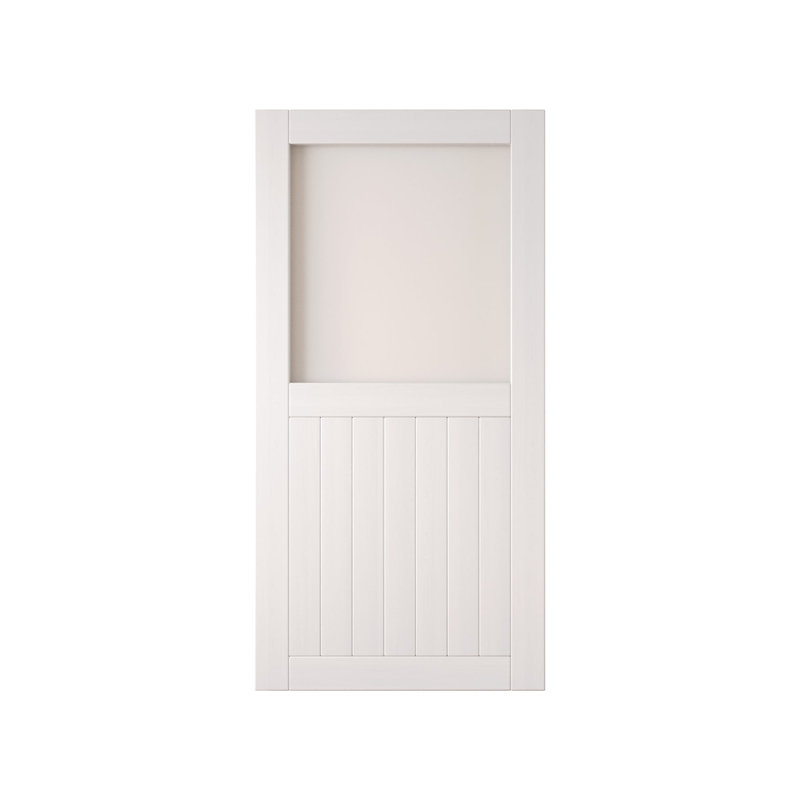 Porte de grange coulissante en bois massif non assemblé 48 x 80, 48 po x 80 po