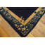 Tapis antique bleu, ivoire, beige, blanc, crème, en laine, noué à la main, des années 1920