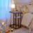 C Shaped Foldable End Table