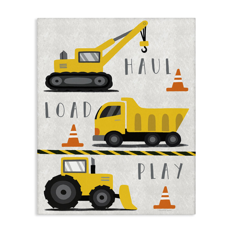 Toile de camions de transport Haul, conception par Elizabeth Tyndall, H 30 po x l 24 po