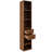 71" Tall Narrow Bathroom Storage Cabinet, Slim Freestanding Linen Tower with 5 Open Shelves and 2 Drawers