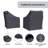 Rocking Swivel All-Weather Rattan Patio Chair Covers