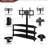 Multi-Function TV Stand Height Adjustable Bracket Swivel 3-Tier