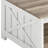 Farmhouse Square Coffee Table With Open Storage-486101138-486101148
