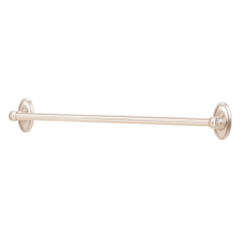 Classic Traditional Towel Bar, Polished Nickel, 3.0625" H x 19.75" L x 3" D