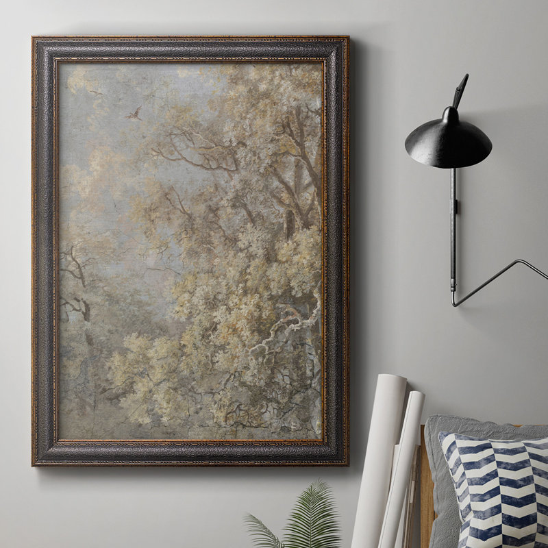 Toile encadrée haut de gamme Forest Fresco II - prête à être accrochée, H 36 po x l 24 po x P 2,5 po