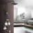 Height Adjustable Rain Shower Set, Wall Mount Rainfall Shower Head System for Bathroom and Hotel