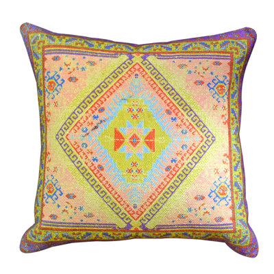 Cotton Southwestern Throw Pillow