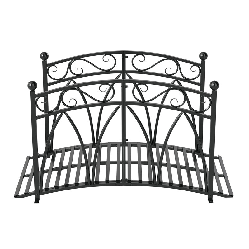 Pont de jardin métallique Kinfant