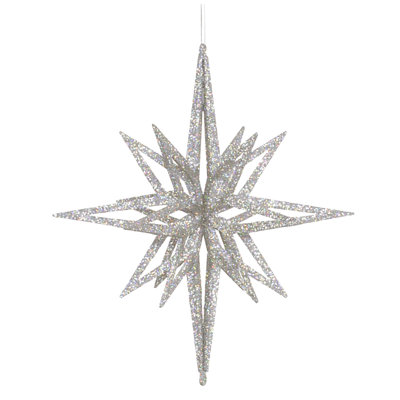 3D Glitter Star Ornament
