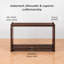 Console en bois massif 48 po Nerys-786726968