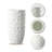 Govind 22'' H Handmade White Geometric Fiber Stone Tall Pot Planters