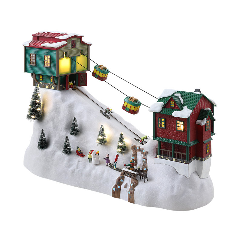 Téléphériques de 45 cm (18 po) du pays des merveilles hivernales