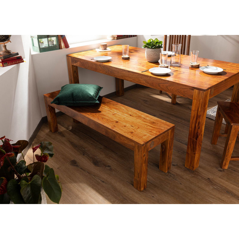 Oxford Solid Wood Bench, H45 x W140 x D40cm