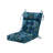 Seat/Back Outdoor Chair Cushion,Patio Chair Cushion With Tie,Tufted Replacement For Patio Furniture,20X20x4,1 Count-893002343