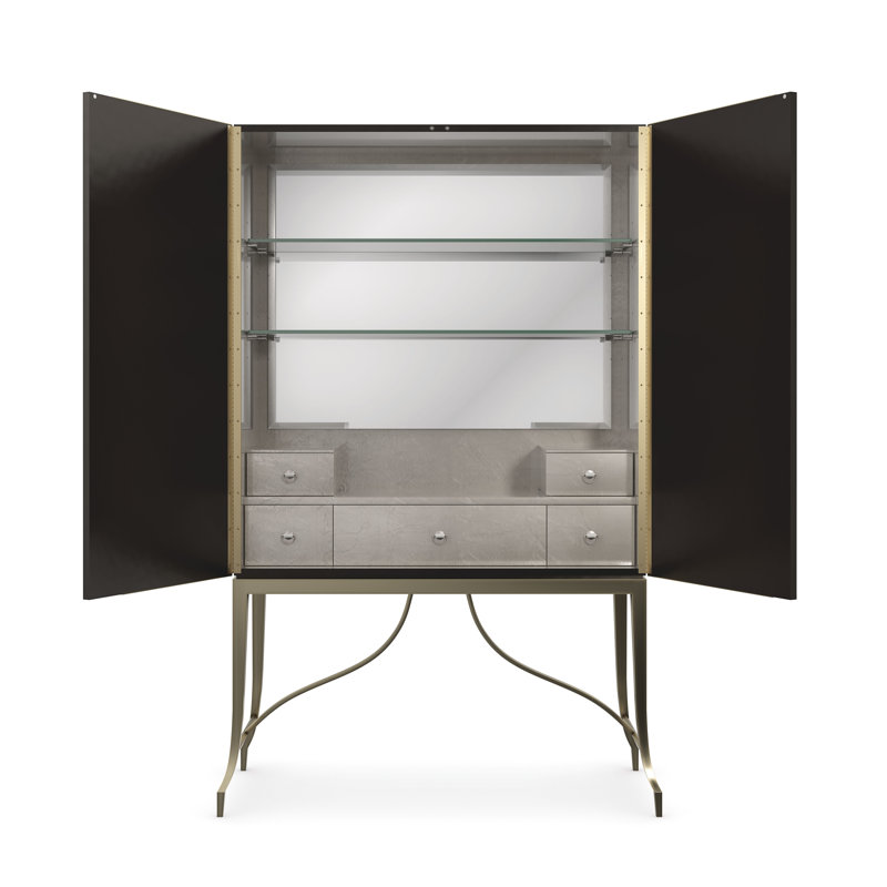 Solid Wood Bar Cabinet