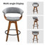 Tabouret de comptoir pivotant 26 po Joeanne