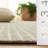 Genre 351 Hand Tufted Wool; Cotton Geometric Rug in Green/Ivory-2125503146