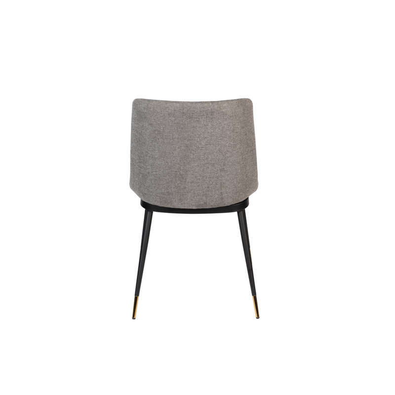 Lionel Upholstered Dining Chair, Gray