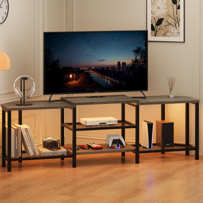 67 lampes DEL sur pied pour meuble télé d'angle 55/65/75 pouces