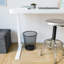 Ensemble de 2 poubelles rondes en acier