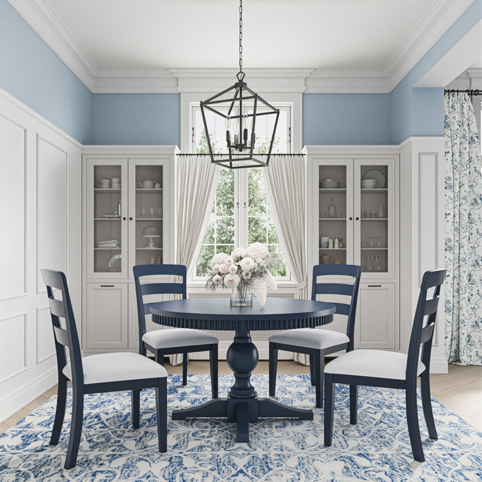 Pearce Side Chair, Navy