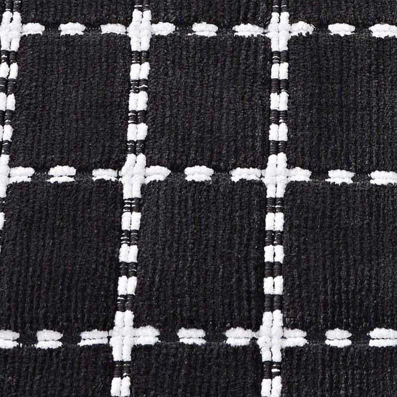 Farmhouse Windowpane 2-Piece Bath Rug Set