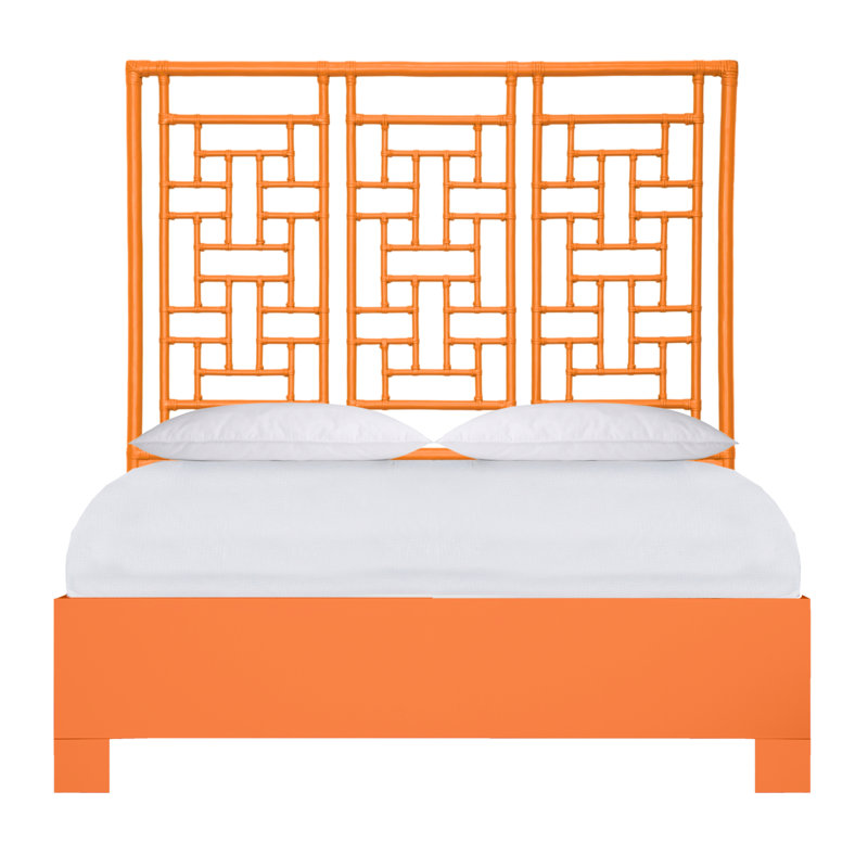 Ohana Bed, Queen, Citrus Orange