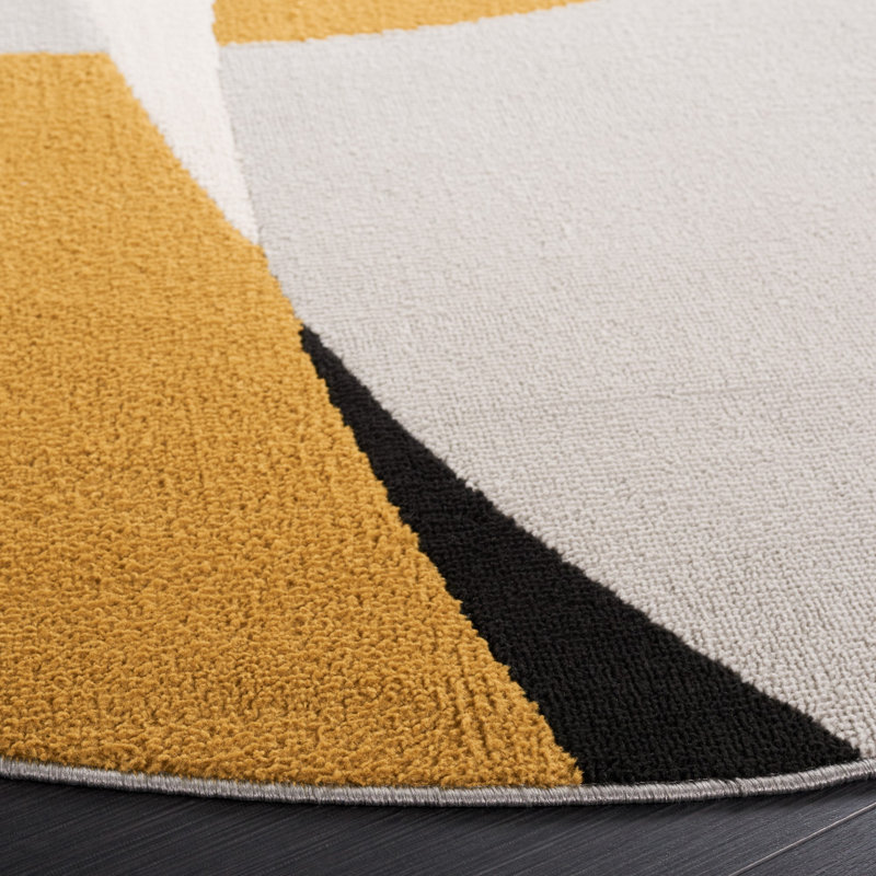 Odyssey Performance Abstract Rug, Round 6'7"