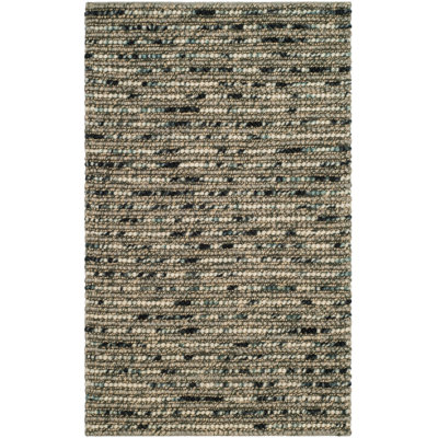 Ferrera Abstract Hand-Woven Jute/Sisal Area Rug