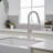 Single Handle Pull Down Sprayer Kitchen Faucet-108535344