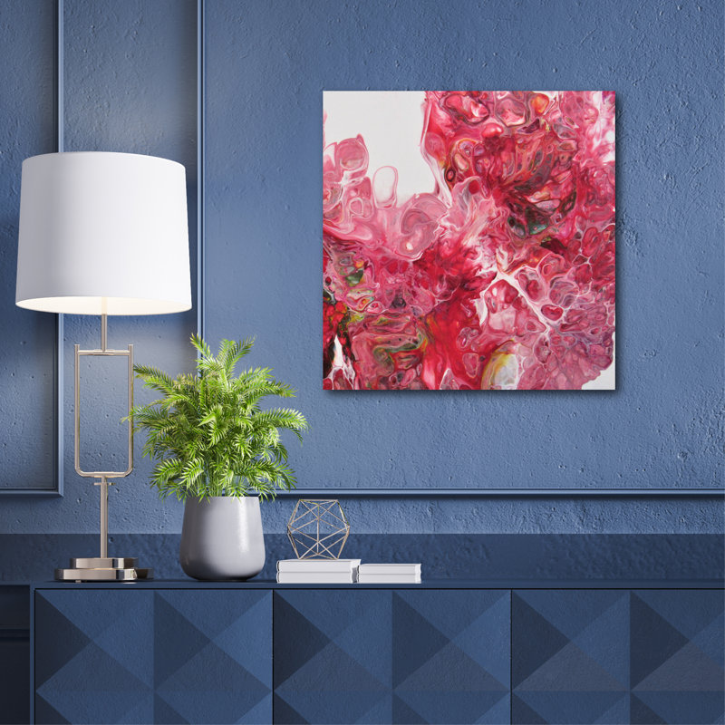 «Pretty in Pink», impression sur toile tendue, H 16 po x l 16 po x P 1,5 po