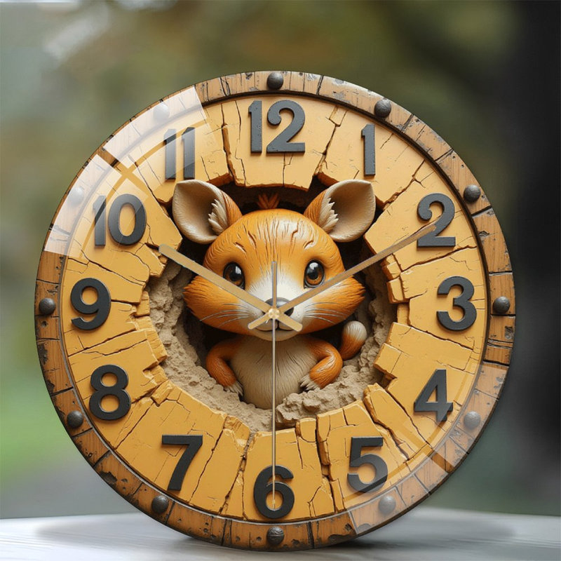 Horloge murale rétro Vintage