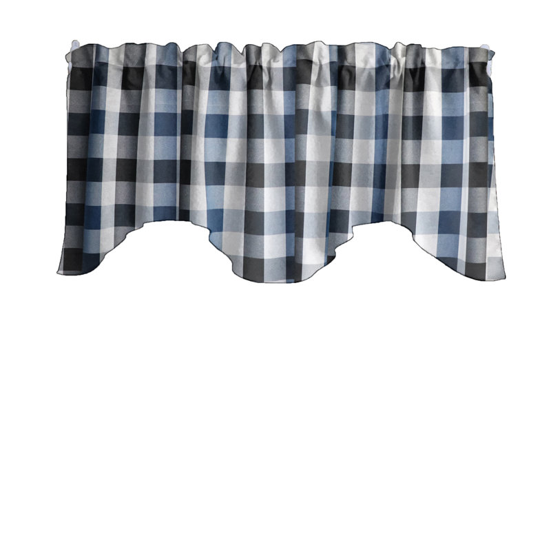 Cantonnière Rhyen, Noir / bleu marine / blanc