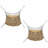Vidaxl Hay Net Set Of 2 Polypropylene 29.5 X 19.7 In Foldable-113260356