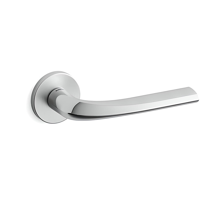 Single Dummy Right Hand Door Handle, Satin Chrome