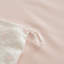 Linge de lit double en mousseline de coton à motif floral rose-115382630