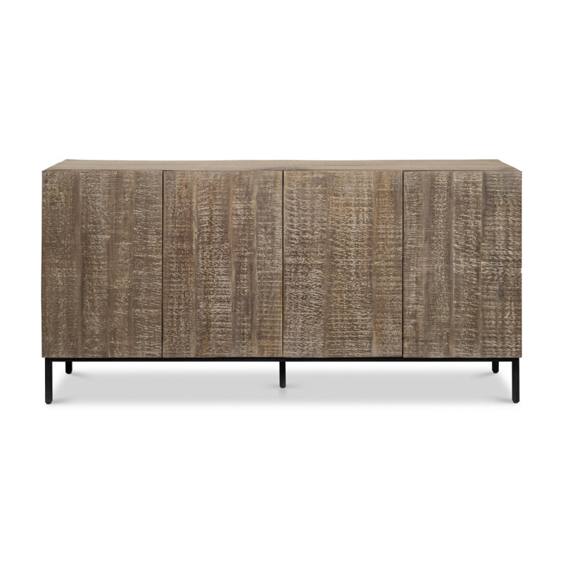 Suzette 72'' Reclaimed Wood Sideboard with Four Doors