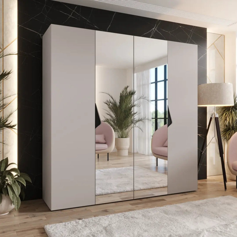 Manufactured Wood Wardrobe, Cashmere